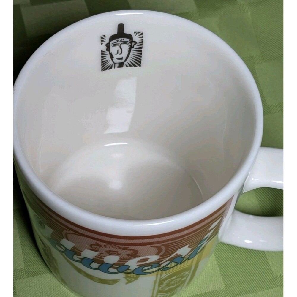 Starbucks Coffee Sulawesi Indonesia Tribal Stamp Large Mug Tiki Monkey Rare - Picture 4 of 8